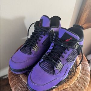 Jordan Athletic Shoes in Purple and Black